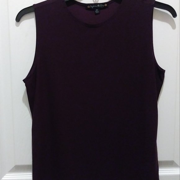 SOLD SOLD SOLD Suzie in the City Purple Blouse Medium - Picture 6 of 16